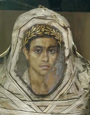 The Fayum Mummy Portrait of  Artemidora:  A Vivid Glimpse into Roman Egypt Through Realistic Brushstrokes and Enigmatic Gaze!